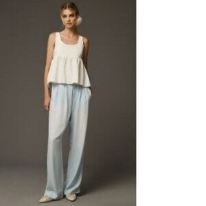 Cloth & Stone Pleated Wide-Leg Pants